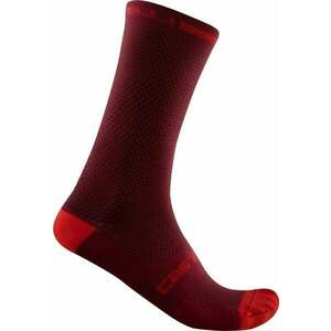 Castelli Superleggera T 18 Sock Bordeaux S/M Cyklo ponožky vyobraziť