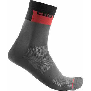 Castelli Blocco 15 Sock Dark Gray 2XL Cyklo ponožky vyobraziť