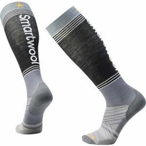 Smartwool Ski Zero Cushion Logo OTC Socks Pewter Blue XL Lyžiarske ponožky vyobraziť