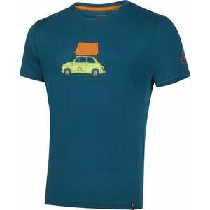 La Sportiva Cinquecento T-Shirt M Storm Blue/Hawaiian Sun L Tričko vyobraziť
