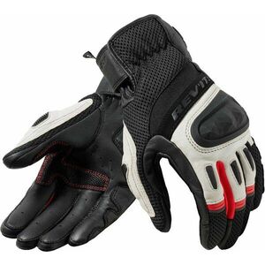 Rev'it! Gloves Dirt 4 Black/Red XL Rukavice vyobraziť