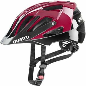 UVEX Quatro Red/Black 52-57 Prilba na bicykel vyobraziť