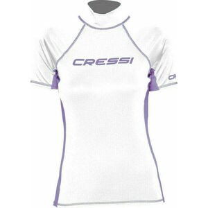 Cressi Rash Guard Lady Short Sleeve Tričko White/Lilac M vyobraziť