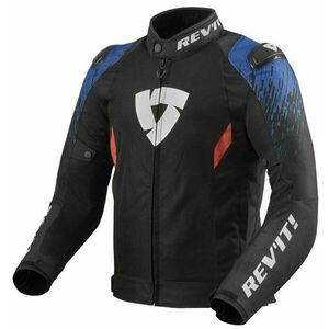 Rev'it! Jacket Quantum 2 Air Black/Blue XL Textilná bunda vyobraziť