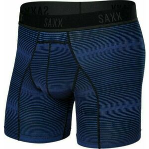 SAXX Kinetic Boxer Brief Variegated Stripe/Blue 2XL Fitness bielizeň vyobraziť