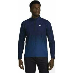 Nike Dri-Fit ADV Mens Half-Zip Top Midnight Navy/Court Blue/White M vyobraziť