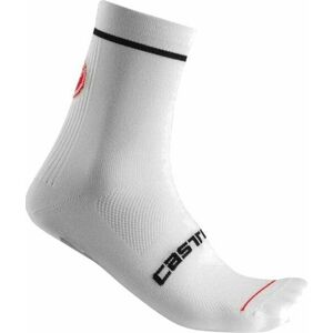 Castelli Entrata 9 Sock White 2XL Cyklo ponožky vyobraziť