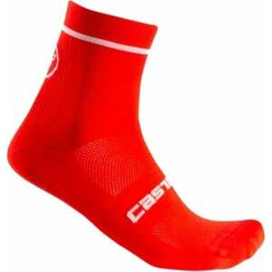 Castelli Entrata 9 Sock Red 2XL Cyklo ponožky vyobraziť