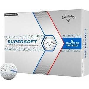 Callaway Supersoft Blue Splatter Golf Balls vyobraziť