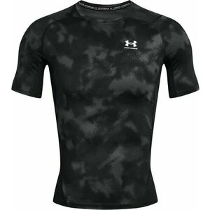 Under Armour UA HG Armour Printed Short Sleeve Black/White M Fitness tričko vyobraziť