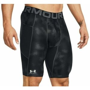 Under Armour Men's UA HG Armour Printed Long Shorts Black/White S Fitness nohavice vyobraziť