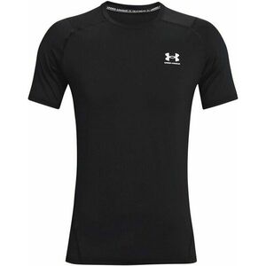 Under Armour Men's HeatGear Armour Fitted Short Sleeve Black/White XS Bežecké tričko s krátkym rukávom vyobraziť