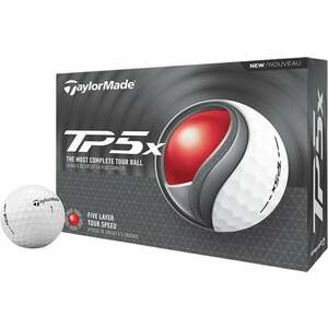 TaylorMade TP5x Golf Balls White vyobraziť