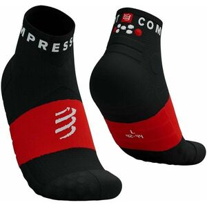 Compressport Ultra Trail Low Socks Black/White/Core Red T1 Bežecké ponožky vyobraziť