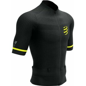 Compressport Trail Postural SS Top M Black/Safety Yellow S Bežecké tričko s krátkym rukávom vyobraziť