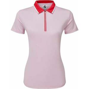 Footjoy Colour Block Lisle Pink/Red M Polo košeľa vyobraziť