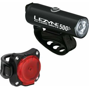 Lezyne Classic Drive 500+/Zecto Drive 200+ Pair Satin Black/Black Front 700 lm / Rear 200 lm Predný-Zadný Cyklistické svetlo vyobraziť
