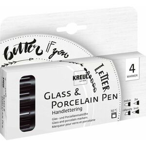 Kreul Glass & Porcelain Pen Handlettering Set vyobraziť