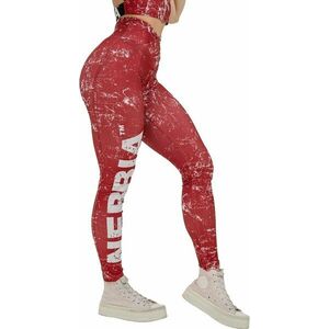 Nebbia Workout Leggings Rough Girl Red XS Fitness nohavice vyobraziť