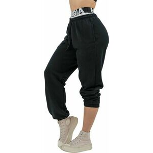 Nebbia Fitness Sweatpants Muscle Mommy Black S Fitness nohavice vyobraziť
