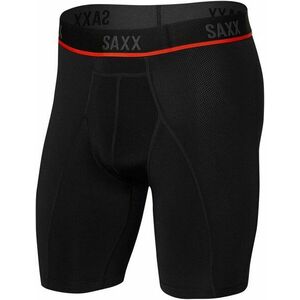 SAXX Kinetic Long Leg Boxer Brief Grey Mini Stripe 2XL Fitness bielizeň vyobraziť