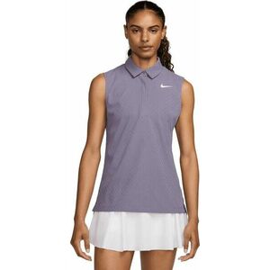 Nike Dri-Fit ADV Tour Womens Sleevless Polo Daybreak/White M Polo košeľa vyobraziť