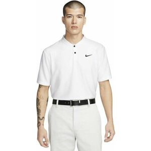 Nike Dri-Fit Victory Texture Mens Polo White/Black L Polo košeľa vyobraziť
