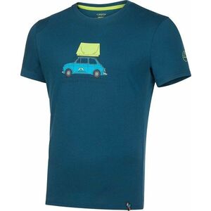 La Sportiva Cinquecento T-Shirt M Storm Blue/Lime Punch L Tričko vyobraziť