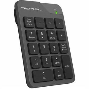 A4tech FSTYLER bezdrôtová numerická klávesnica, USB nano, šedá vyobraziť