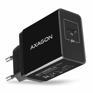 AXAGON ACU-PD22, PD nabíjačka do siete 22W, 1x USB-C port, PD3.0/QC3.0/AFC/FCP/Apple vyobraziť