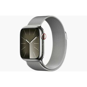 Apple Watch S9 Cell/45mm/Silver/Elegant Band/Silver vyobraziť