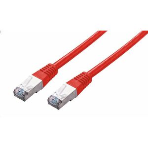 C-TECH Kábel patchcord Cat5e, FTP, červený, 0, 25 m vyobraziť