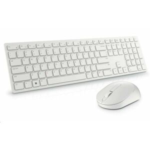 Dell Pre Wireless Keyboard and Mouse - KM5221W - US International (QWERTY) - White vyobraziť