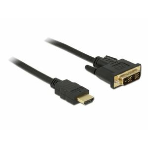 Delock DVI kábel – DVI-D 18+1 samec > HDMI A samec 2 m vyobraziť