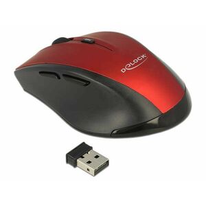 Delock Ergonomic optical 5-button mouse 2.4 GHz wireless vyobraziť