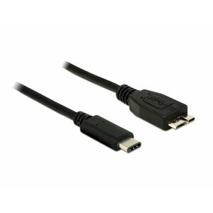 Delock Čierny SuperSpeed kábel USB 10 Gbps (USB 3.1, Gen 2) USB Type-C™ samec > USB type Micro-B samec 1 m vyobraziť