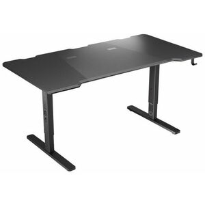 Endorfy herný stôl Atlas L / 150cm x 78cm / nosnosť 80 kg / priestor na kabeláž / čierny vyobraziť