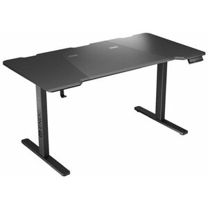 Endorfy herný stôl Atlas L electric / 150cm x 78cm / nosnosť 80 kg / elektricky výškovo nastaviteľný (73-120cm) / čierny vyobraziť