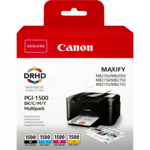 CANON PGI-1500 - originálna cartridge, čierna + farebná, 400/3x300 vyobraziť