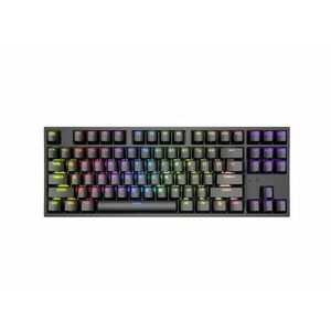 Genesis herná mechanická klávesnica THOR 404/RGB/Gateron Yellow Pro/Drôtová USB/US layout/Čierna vyobraziť