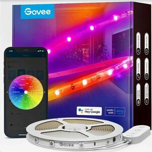 Govee WiFi RGBIC Smart PRE LED pásik 5m - extra odolný vyobraziť