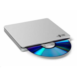 HITACHI LG - externá mechanika DVD-W/CD-RW/DVD±R/±RW/RAM/M-DISC GP70NS50, Blade Ultra Slim, Silver, box+SW vyobraziť