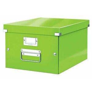LEITZ Univerzálna krabica Click&Store, veľkosť M (A4), zelená vyobraziť