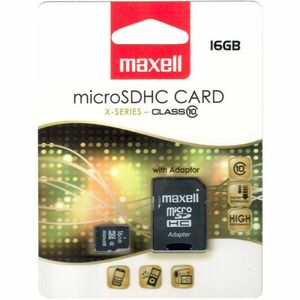 MicroSDHC 16GB CL10 + adpt 854717 MAXELL vyobraziť