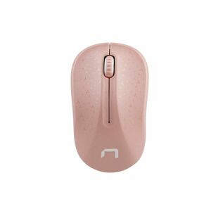 Natec optická myš TOUCAN/1600 DPI/Cestovná/Optická/Bezdrôtová USB/Biela-ružová vyobraziť