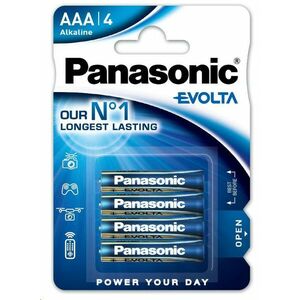 PANASONIC Alkalické batérie EVOLTA Platinum LR03EGE/4BP AAA 1, 5V (Blister 4ks) vyobraziť