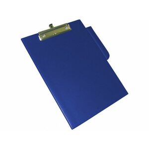 Písacia podložka A4 jednodoska s klipom plastik modrá vyobraziť