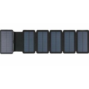 Sandberg Solar 6-Panel Powerbank 20000, solárna nabíjačka, čierna vyobraziť