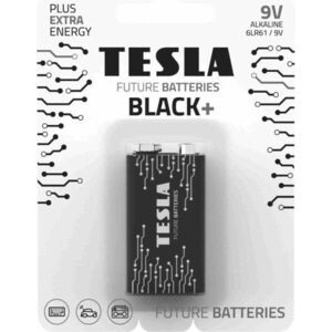 TESLA BATTERIES 9V BLACK+ (6LR61 / BLISTER FOIL 1 PC) vyobraziť
