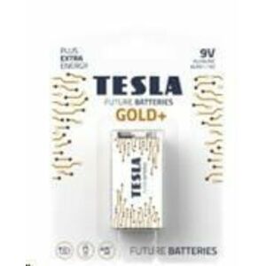 TESLA BATTERIES 9V GOLD+ (6LR61 / BLISTER FOIL 1 PC) vyobraziť